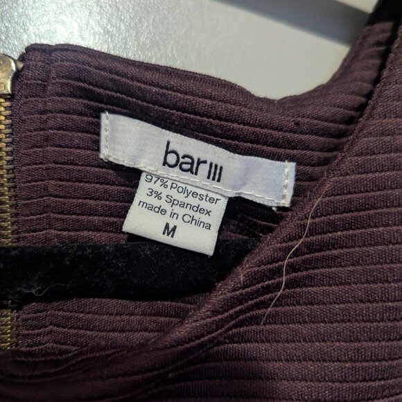 Bar III Womens Ribbed Envelope Sheath Dress - Picture 3 of 3